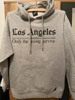 Los Angeles - only the Strong survive Hoodie grau Bayern - Bamberg Vorschau