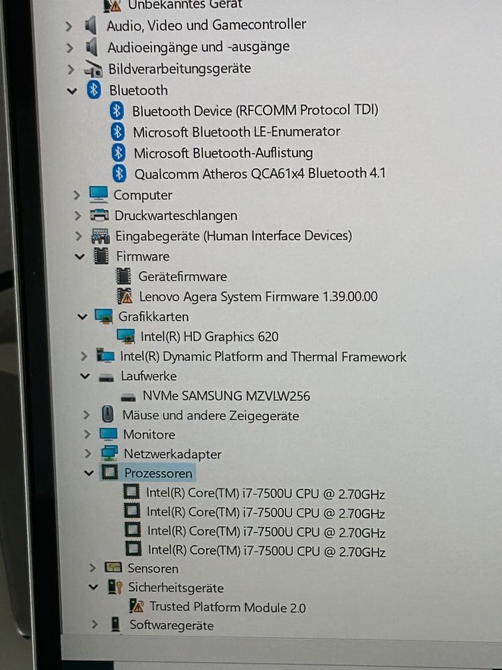 Lenovo Yoga 910-13IKB i7-7500-2,70/16GB-RAM/256GB-SSD/13,9" Touch in Frankfurt am Main