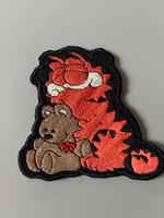 Garfield mit Teddy besticktes Patch 9x10cm Rheinland-Pfalz - Maroth (Westerwald) Vorschau