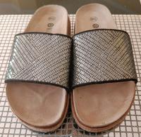 Ungetragen! Sandalen mit funkelnden Steinchen, Gr 41 Niedersachsen - Melbeck Vorschau