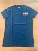 Hollister T-Shirt mit großem Logo dunkelblau Gr. S Hessen - Rodgau Vorschau