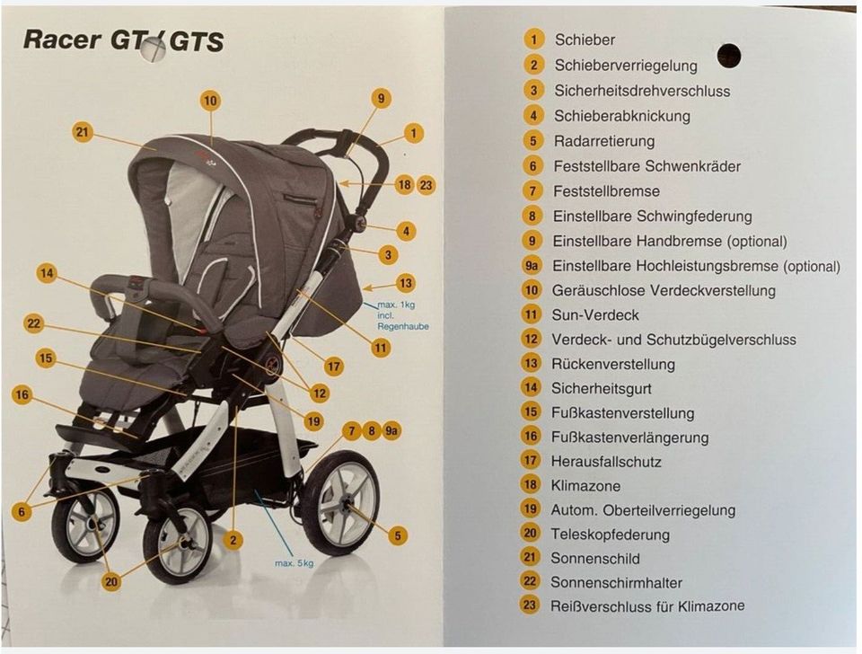 Kinderwagen - Hartan Racer GT in Dreieich