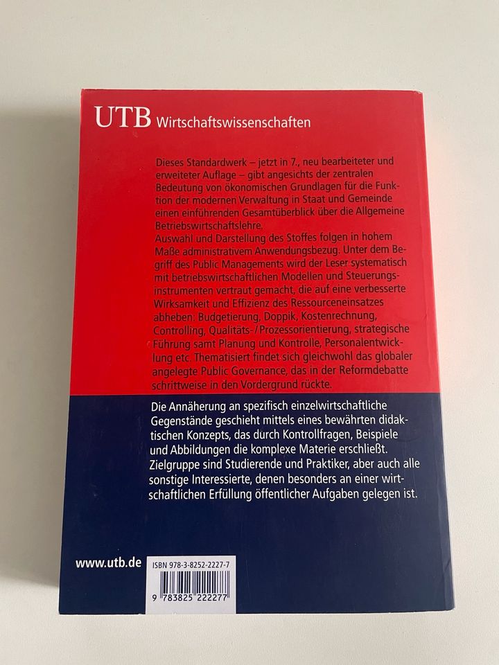 Buch Betriebswirtschaftslehre und Verwaltungsmanagement in Köln