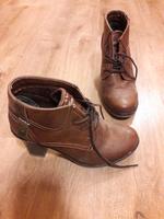 Halbschuh mit Absatz - Tom Tailor Vollleder - Größe 36 Bayern - Karlstadt Vorschau