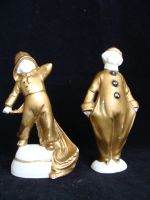 2x ArtDeco Porzellanfiguren Feuerwehrmann / Clown Baden-Württemberg - Weingarten Vorschau