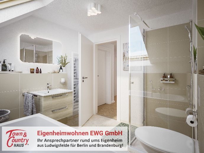 Neubau von 2 Doppelhaushälften in Hoppegarten in Hoppegarten