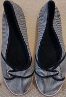 Ballerina marine blau/weiß - Damen Schuhe - Größe 41 Bayern - Helmbrechts Vorschau