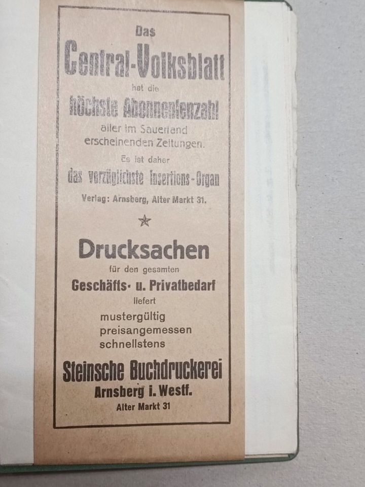 *selten* altes Buch Kneebusch "Sauerland-Führer" Ausgabe 1929 in Bad Wildungen