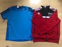 Kinder Adidas Trainingsjacke+Sportshirt (164/152) Spirtbekleidung Nordrhein-Westfalen - Wenden Vorschau