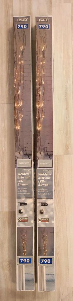 Deko Weidenäste mit 40 LED-Birnen, Lichter, 120cm, grau warmweiss in  Niedersachsen - Sehnde | eBay Kleinanzeigen ist jetzt Kleinanzeigen