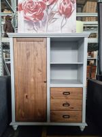 Schrank Hochschrank Highboard Kiefer Massivholz grau braun Bielefeld - Bielefeld (Innenstadt) Vorschau