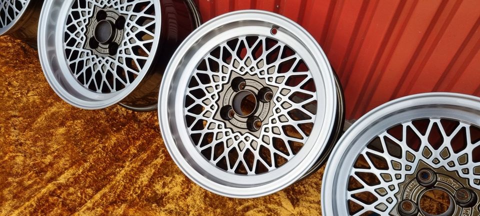 Melber Braun Brushed L141 4x100 ET12 BMW E30 VW wie BBS RS Mahle in Euerbach