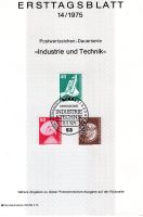 Ersttagsblatt 14/1975 Industrie und Technik Baden-Württemberg - Friedrichshafen Vorschau