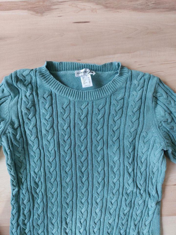 Damen Pullover türkis Größe 42 von creation L in Bergneustadt