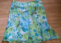 Gerry Weber Chiffon Rock 46 48 türkis blau grün Blumen Schleswig-Holstein - Bargteheide Vorschau