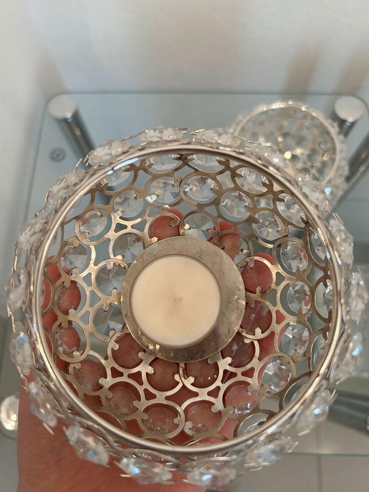 Teelichthalter Kerzenständer Deko Kristall in Hannover