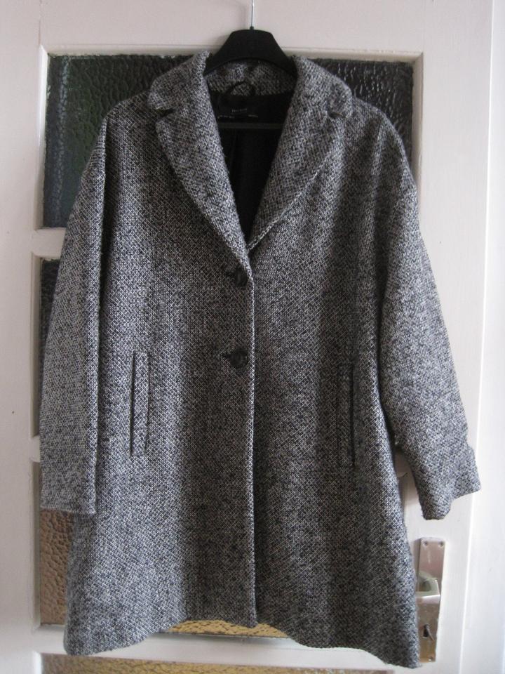 Zara Wolljacke meliert Kurzmantel Wolle Fischgrät Boho L in Hannover