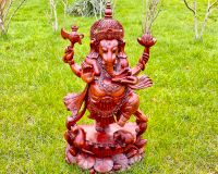 Ganesha 60cm Elefantengott Holz geschnitzt Ganesh Elefant Essen - Essen-Werden Vorschau