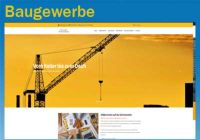 Homepage, Website für Bau, Sanierung, Tiefbau, Baufirma Leipzig - Leipzig, Zentrum Vorschau