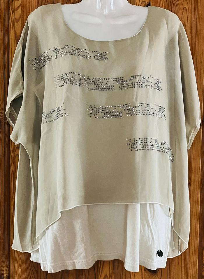 Luftige fließende Tunika Lagenlook Gr 38/40 neu pure Fashion in Plön 