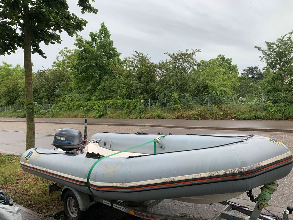 Zodiak Festrumpfboot Schlauchboot 15PS Yamaha Aussenborder Tüv ne in Ludwigsburg