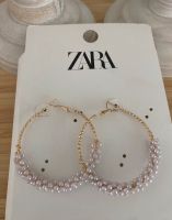 Zara Ohrringe Creolen Perlen groß Bayern - Coburg Vorschau