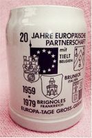 Bierkrug aus Steinzeug - Europa-Tage Groß-Gerau 1979 Hessen - Groß-Gerau Vorschau