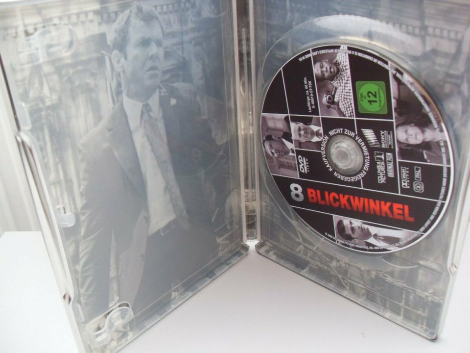 8 Blickwinkel DVD Steelbook NEU Dennis Quaid Thriller in Kassel