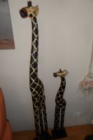 Deko Holzfiguren Afrikanische Giraffen Set 150 und 100 cm Niedersachsen - Achim Vorschau