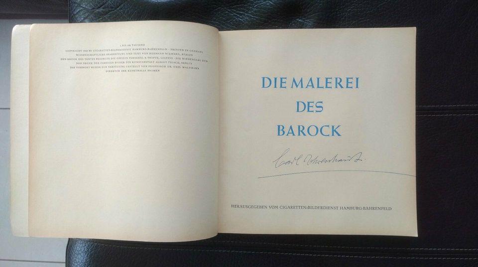 DIE MALEREI DES BAROCK 1940 Album 11 Cigaretten Bilderdienst Samm in Berlin