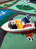 Feuerwehr Boot mit Trage und Playmobil Männchen Sachsen - Mülsen Vorschau