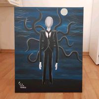 Kunstwerk "Slenderman", 50 × 40 Acryl auf Leinwand Nordrhein-Westfalen - Viersen Vorschau