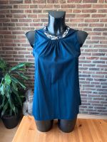 Top / Bluse von VERO MODA - Shirt blau Pailletten Gr. S 36 Nordrhein-Westfalen - Alsdorf Vorschau