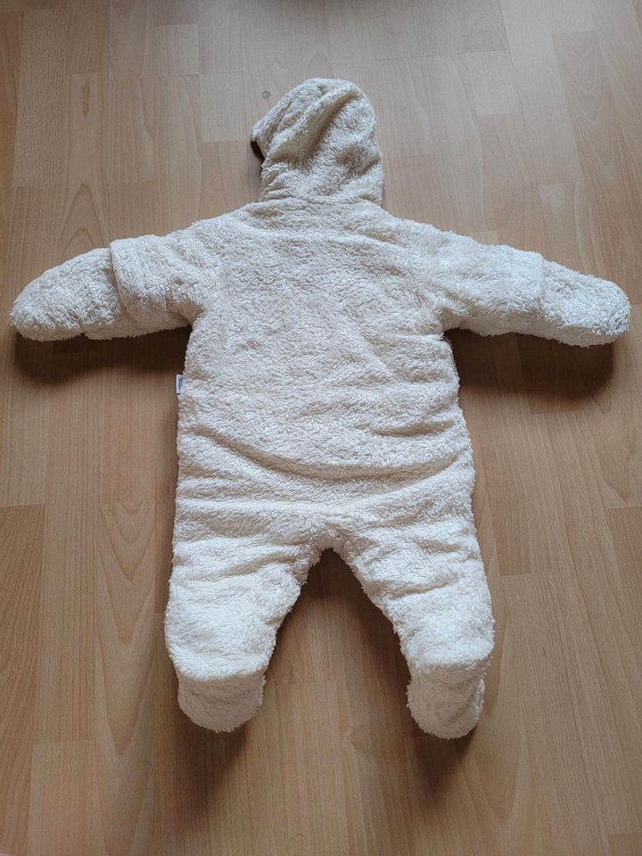 Sterntaler Baby Overall / Anzug Teddy weiß/creme, Gr. 68 in Verden