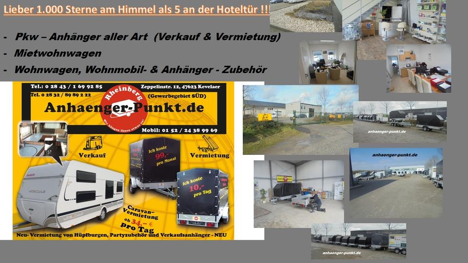 PKW ANHÄNGER Baumaschinen / Baggertransporter Tieflader 2700 kg in Rheinberg