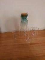 Waterdrop Glaskaraffe und 3 passende Gläser top Baden-Württemberg - Au Vorschau