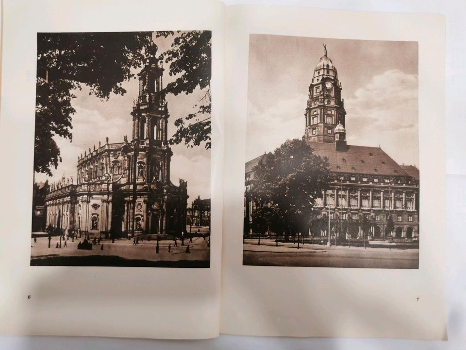 Alt Antik 16 Foto Bild Dresden Retro Vintage Buch Broschüre Heft in Dresden