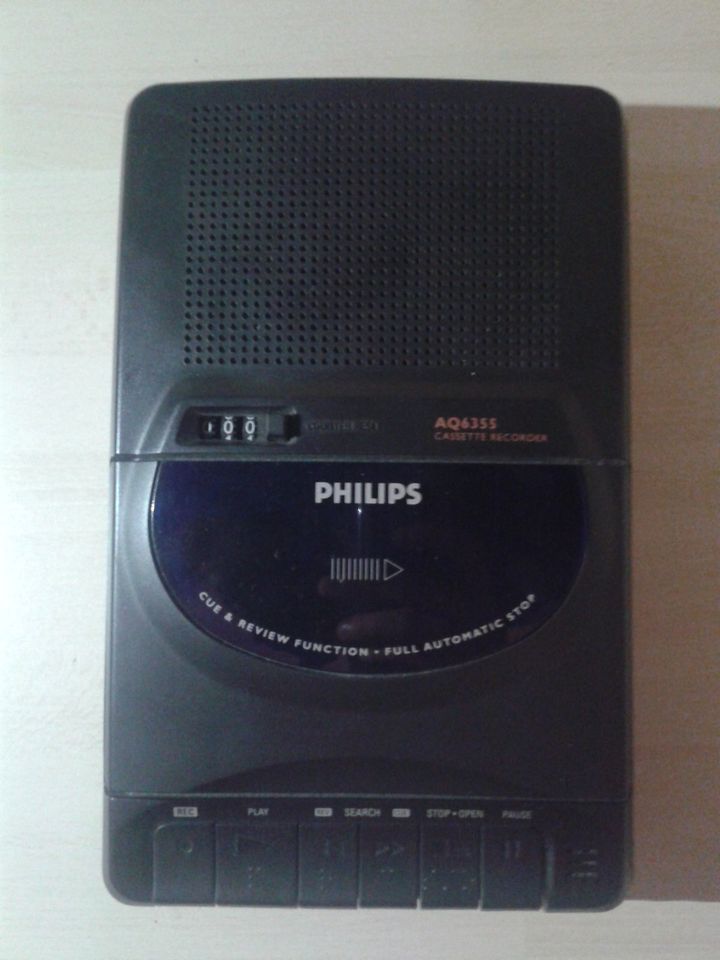 Kassettenrekorder Philips AQ6355, Cassette Recorder, defekt in Krefeld