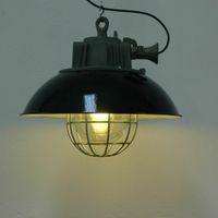 Grosse Emaille Industrie Lampe schwarz d45cm - Insolvenz Dortmund - Innenstadt-West Vorschau