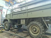 Mercedes Benz Unimog Trockeneisstrahlen, Restauration FZGe 10t Nordrhein-Westfalen - Lindlar Vorschau