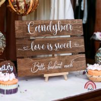 Candybar Hochzeit deko Schild / Hochzeitsdeko Nordrhein-Westfalen - Neukirchen-Vluyn Vorschau