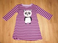 SIGIKID Shirt Kleid Panda Bär lila rosa gestreift 92 - wie JAKO-O Hessen - Leun Vorschau