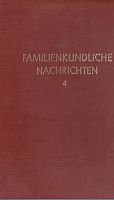 Familienkundliche Nachrichten. Band IV:  1976 - 1979 - 24 Hefte Düsseldorf - Mörsenbroich Vorschau