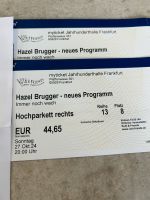 2 Tickets für Hazel Brugger Immer noch wach in Frankfurt Hessen - Gelnhausen Vorschau