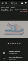 UGG Disco Stripe Slide Größe 37 Hannover - Mitte Vorschau