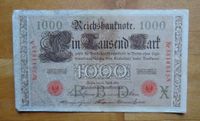 Reichsbanknote 1000 Mark 21. April 1910 rot gestempelt Sammler Baden-Württemberg - Eichstetten am Kaiserstuhl Vorschau