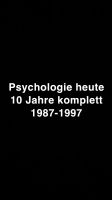 Zeitschrift Psychologie heute 1987-1997 0,50€ pro Heft Hessen - Rüsselsheim Vorschau