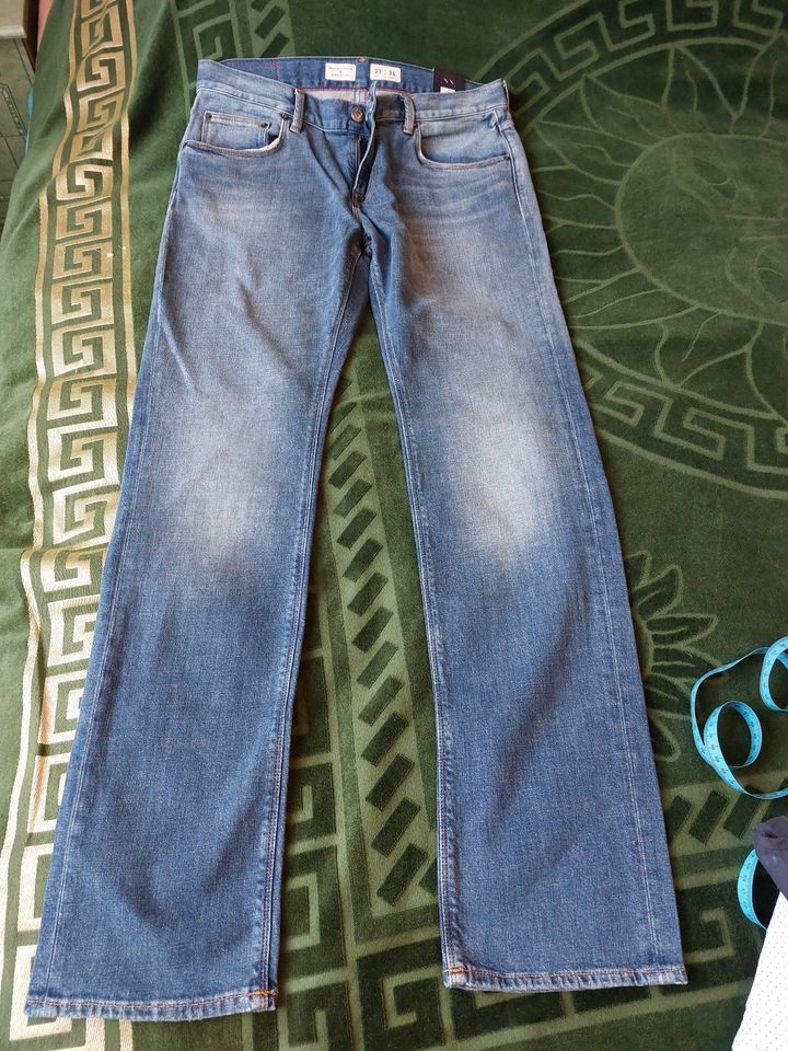Tommy Hilfiger Jeans Denton Straight Leg Low Rise Blu NEU 33/34 in Hannover