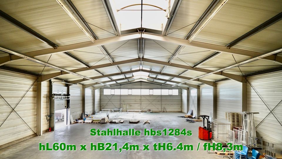 Stahlhalle gebraucht Gewerbehalle, Lagerhalle, Mehrzweckhalle, Stahlbauhalle, Werkstatthalle aus Rückbau in Berlin