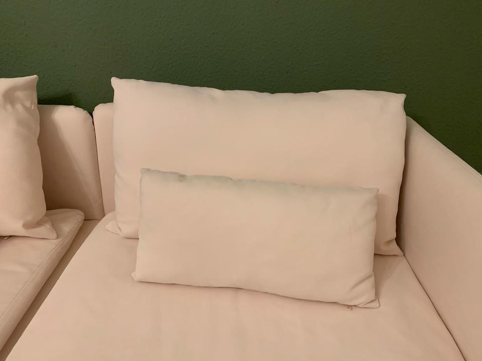 REDUZIERT IKEA SÖDERHAMN Sofa/ Couch, mit Recamiere in rosa in Bochum